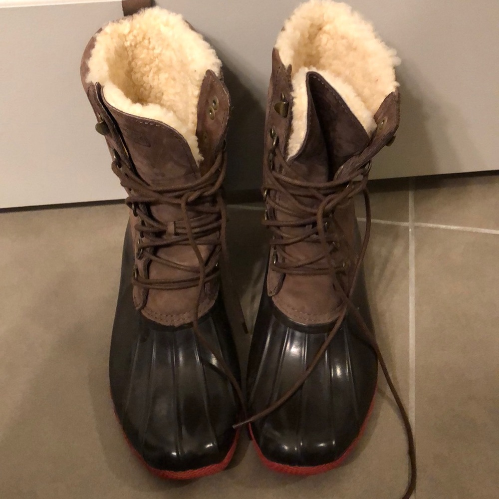 Sperry Duck Boots for J.Crew